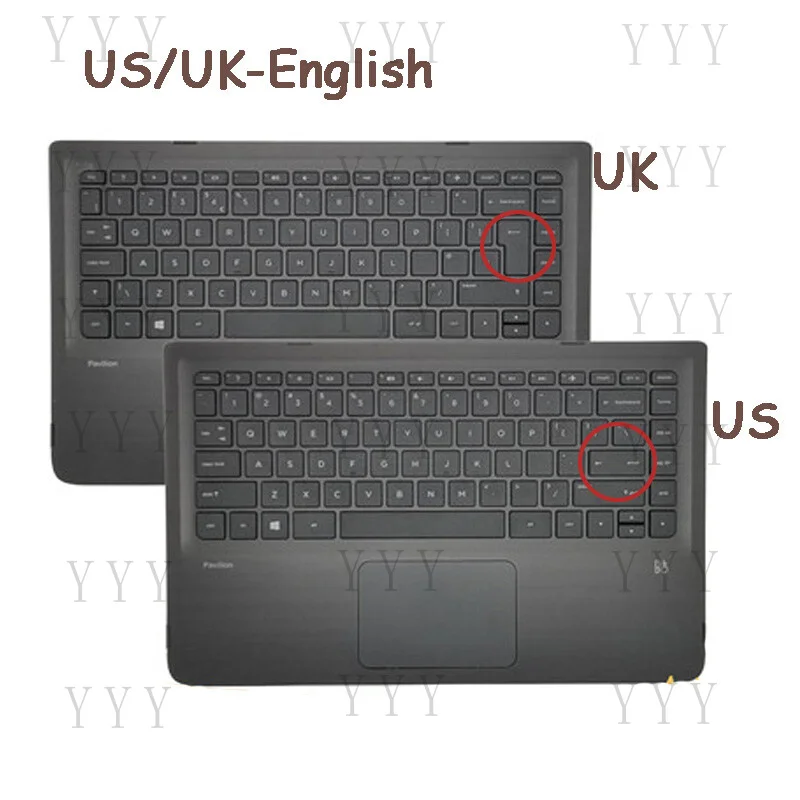 Y+ Palmrest w/US Keyboard&Touchpad for HP Pavilion X360 13-S Series 13-S000 809829-
Y+ Palmrest w/US Keyboard&Touchpad for HP Pavilion X360 13-S Series 13-S000 809829-