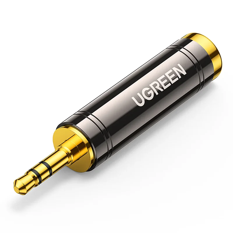 UGREEN 3.5mm to 6.5mm Audio Adapter Male to Female Converter for Mic Speaker Amplifier Mixer Guitar Laptop
UGREEN 3.5mm to 6.5mm Audio Adapter Male to Female Converter for Mic Speaker Amplifier Mixer Guitar Laptop