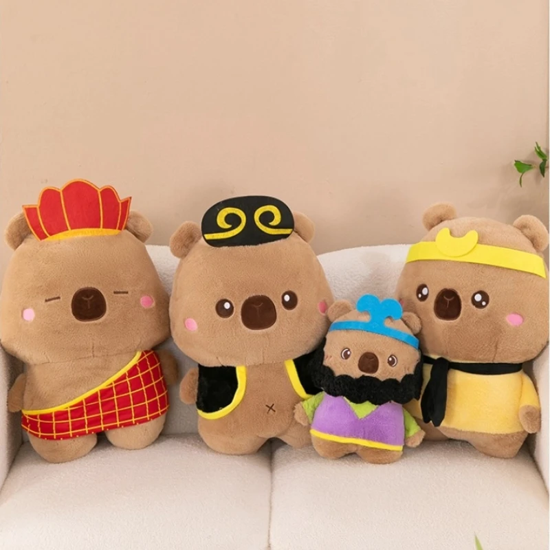 Capybara 30Cm Plush Doll Toy Kapibala Turned Into Journey The West Cute Eight Quit Wukong Tang Priest Friar Sand Pillow Gift 
Capybara 30Cm Plush Doll Toy Kapibala Turned Into Journey The West Cute Eight Quit Wukong Tang Priest Friar Sand Pillow Gift