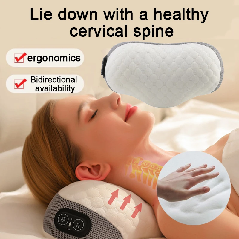 Multi functional electric cervical massage pillow vibration hot compress cervical massage waist traction stretching massager
Multi functional electric cervical massage pillow vibration hot compress cervical massage waist traction stretching massager