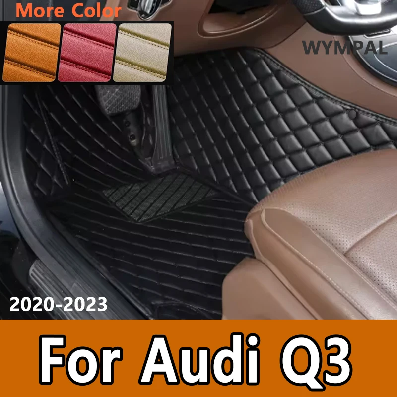 LUXURY Leather Custom Car Floor Mats for Audi Q3 Sportback 2020-2023 Year Interior Details Artificial Car Accessories Full Set
LUXURY Leather Custom Car Floor Mats for Audi Q3 Sportback 2020-2023 Year Interior Details Artificial Car Accessories Full Set