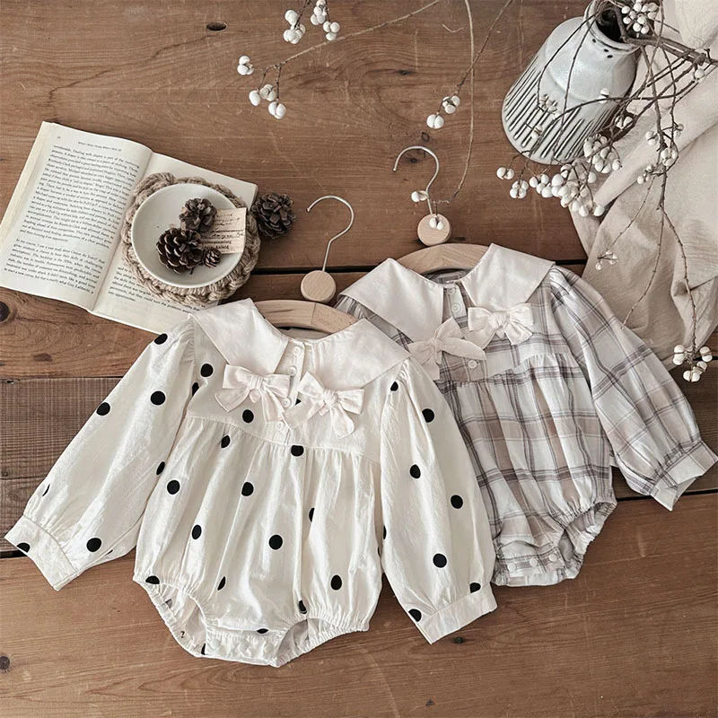 2025 New Spring Infant Baby Girl Bodysuits Long Sleeved Cotton Splicing Newborn Baby Girl Jumpsuit 0-24M Children Clothes
2025 New Spring Infant Baby Girl Bodysuits Long Sleeved Cotton Splicing Newborn Baby Girl Jumpsuit 0-24M Children Clothes