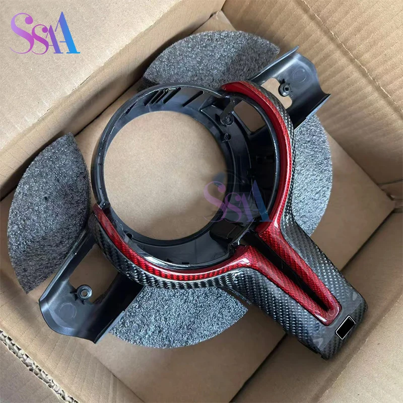 Suitable for BMW F80 F82 F10 F06 F12 F13 F15 F16 interior M logo sport steering wheel decorative frame
Suitable for BMW F80 F82 F10 F06 F12 F13 F15 F16 interior M logo sport steering wheel decorative frame
