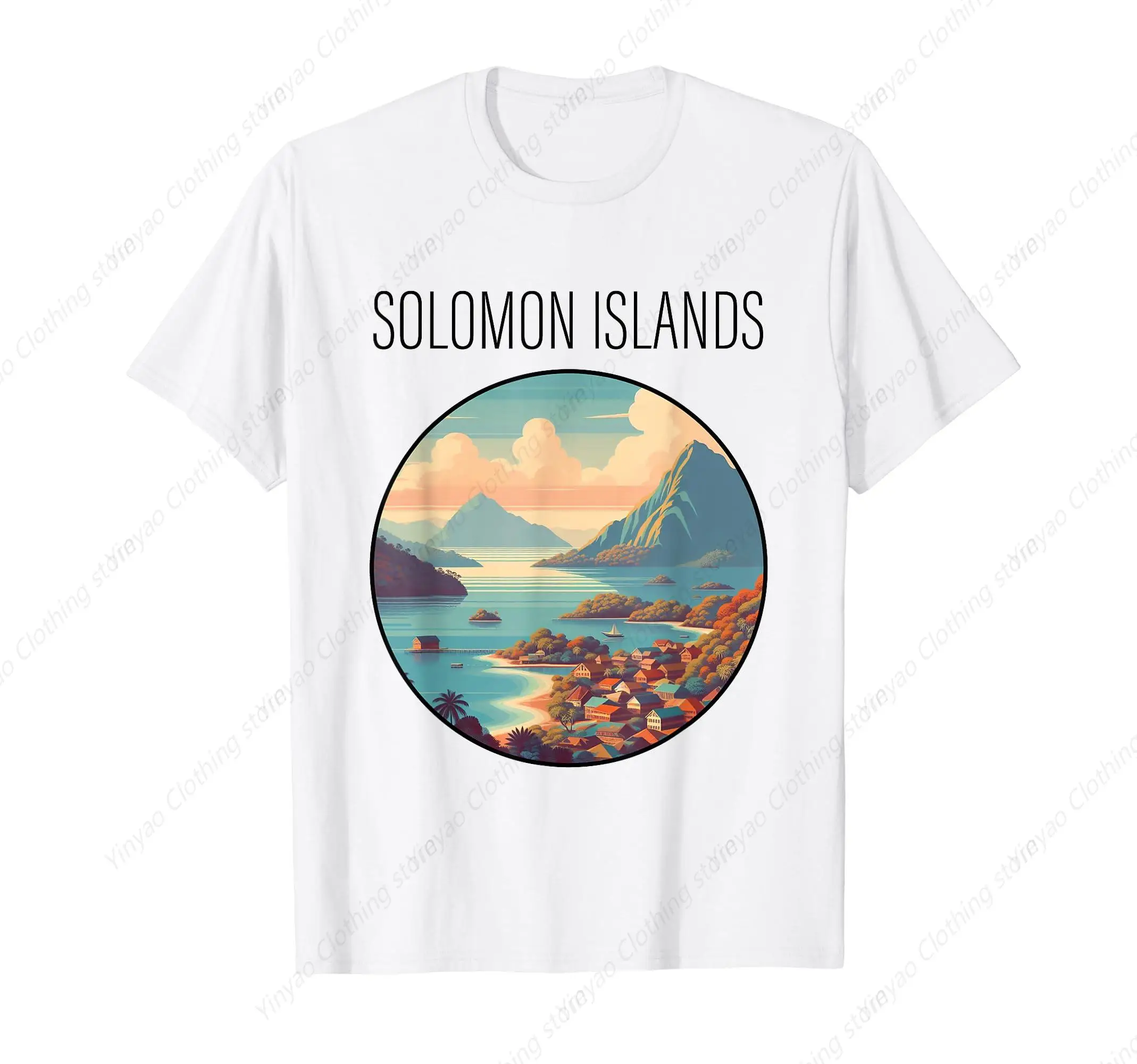 Solomon Islands scenery T-Shirt Outdoor travel enthusiasts fashion design short sleeves
Solomon Islands scenery T-Shirt Outdoor travel enthusiasts fashion design short sleeves