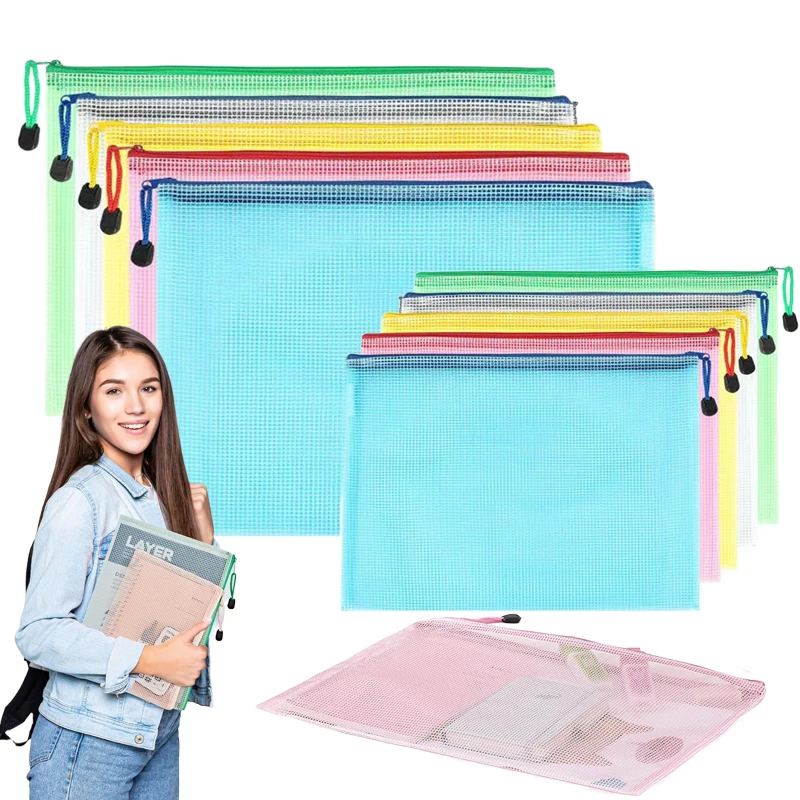 A4/A5 File Bag Grid Zipper Bag Transparent Waterproof Test Paper Data Storage Office Educational Supplies Student Stationery TMZ
A4/A5 File Bag Grid Zipper Bag Transparent Waterproof Test Paper Data Storage Office Educational Supplies Student Stationery TMZ