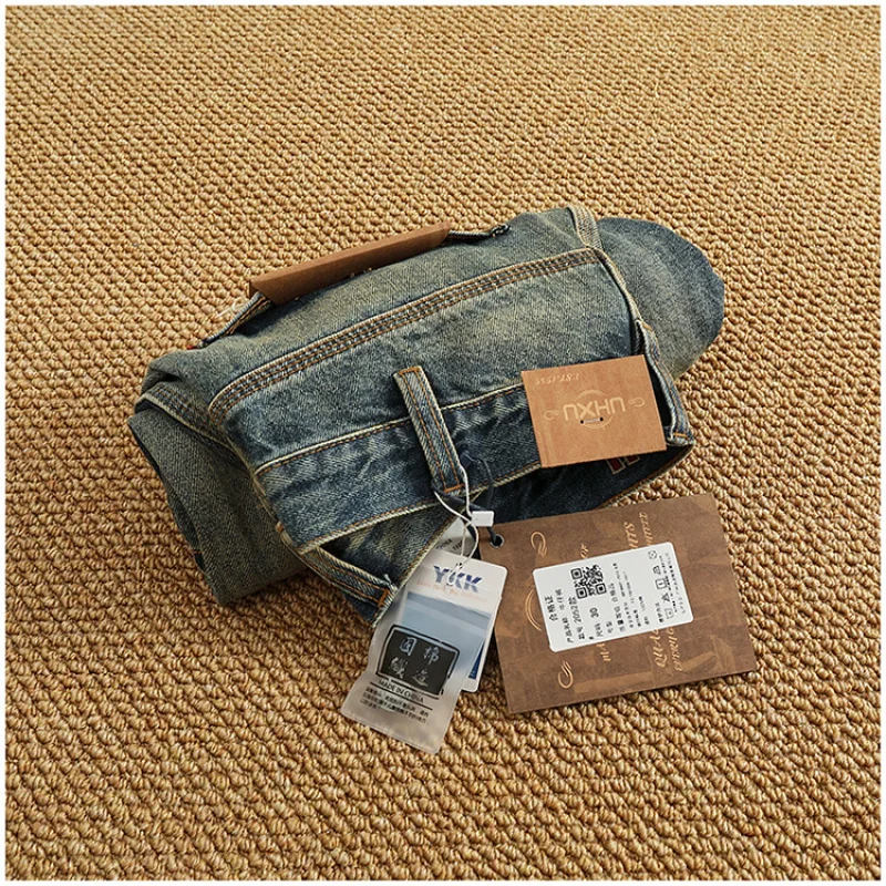 Summer street trend ripped patch denim shorts men's colorful splashed ink trendy brand retro distressed five quarter pants
Summer street trend ripped patch denim shorts men's colorful splashed ink trendy brand retro distressed five quarter pants