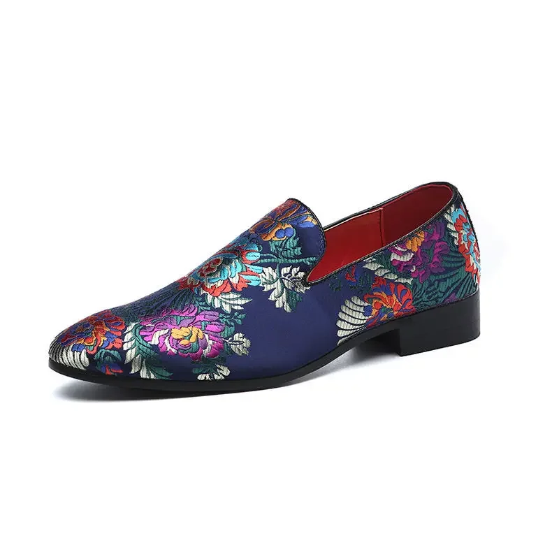 Classic Brand Young Casual Floral Pattern Shoe Top Quality Formal Shoe Men in Big Size Super Cool Men Wedding Pointy Toe Shoe
Classic Brand Young Casual Floral Pattern Shoe Top Quality Formal Shoe Men in Big Size Super Cool Men Wedding Pointy Toe Shoe