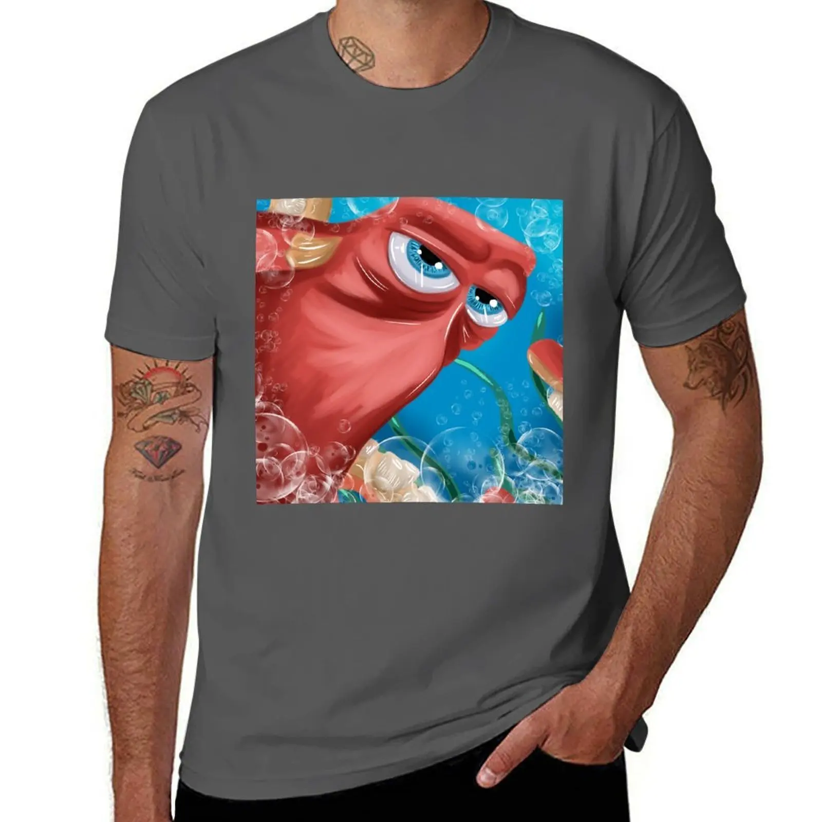 Hank Octopus T-Shirt Summer Casual Loose T-Shirt
Hank Octopus T-Shirt Summer Casual Loose T-Shirt