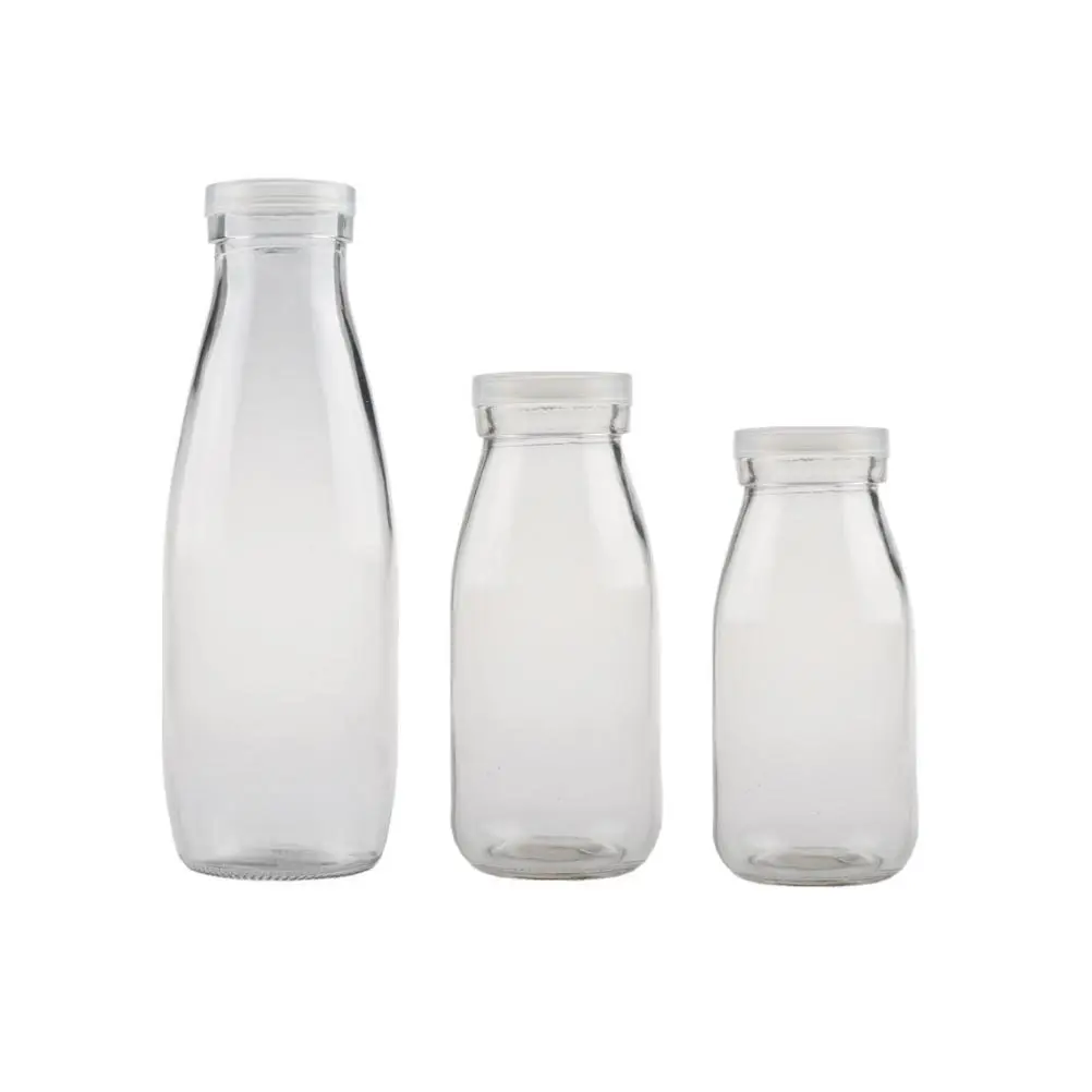 5Pcs 500Ml Heat-Resistant Clear Glass Milk Bottles for Beer Long Drinks Juice Tea Milk Reusable Straw Leak-Proof Cap
5Pcs 500Ml Heat-Resistant Clear Glass Milk Bottles for Beer Long Drinks Juice Tea Milk Reusable Straw Leak-Proof Cap