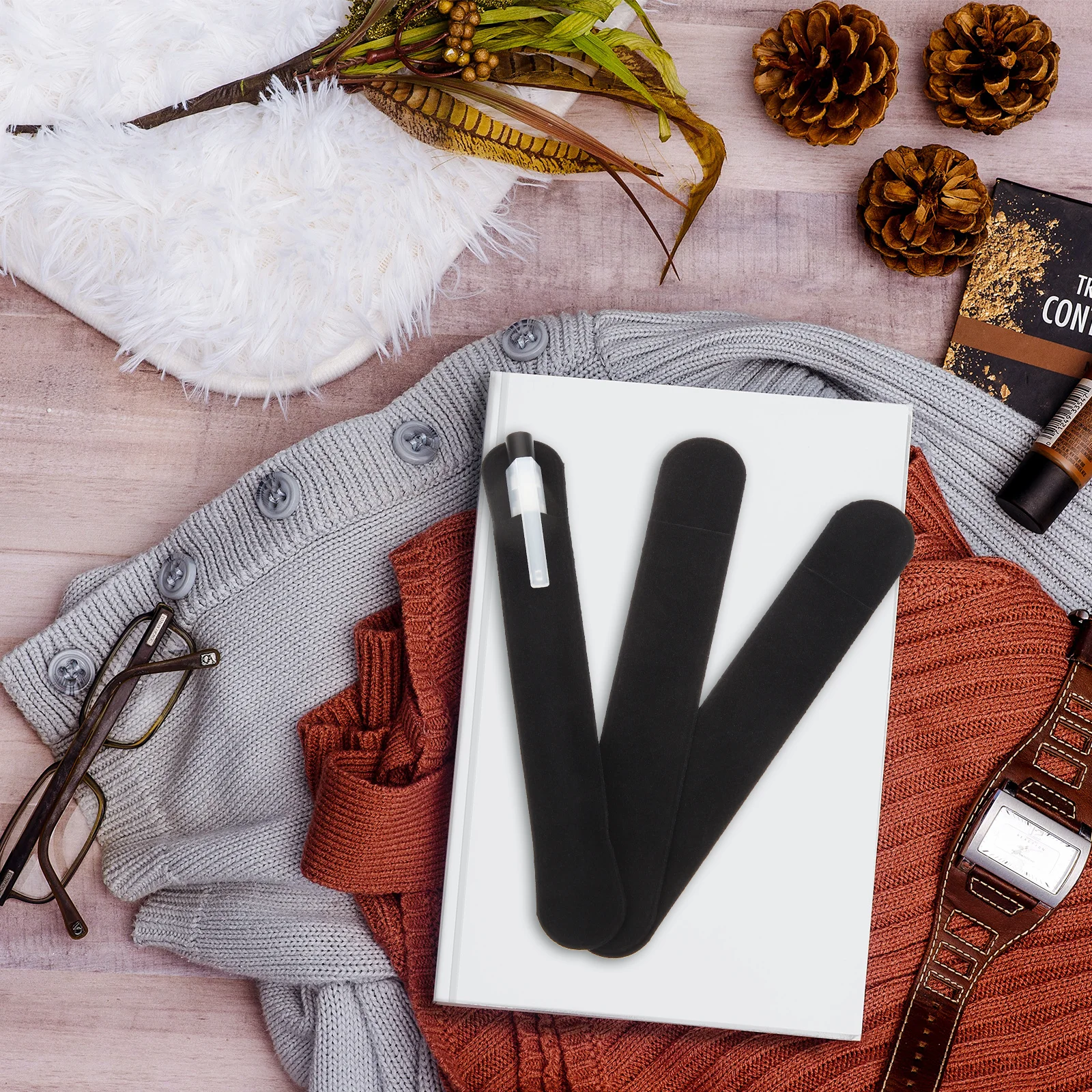 30Pcs Pen Storage Pouch Compact Light Single Pen Bag Premium Quality Protective Sleeve for Writing Instruments Gift Ready
30Pcs Pen Storage Pouch Compact Light Single Pen Bag Premium Quality Protective Sleeve for Writing Instruments Gift Ready