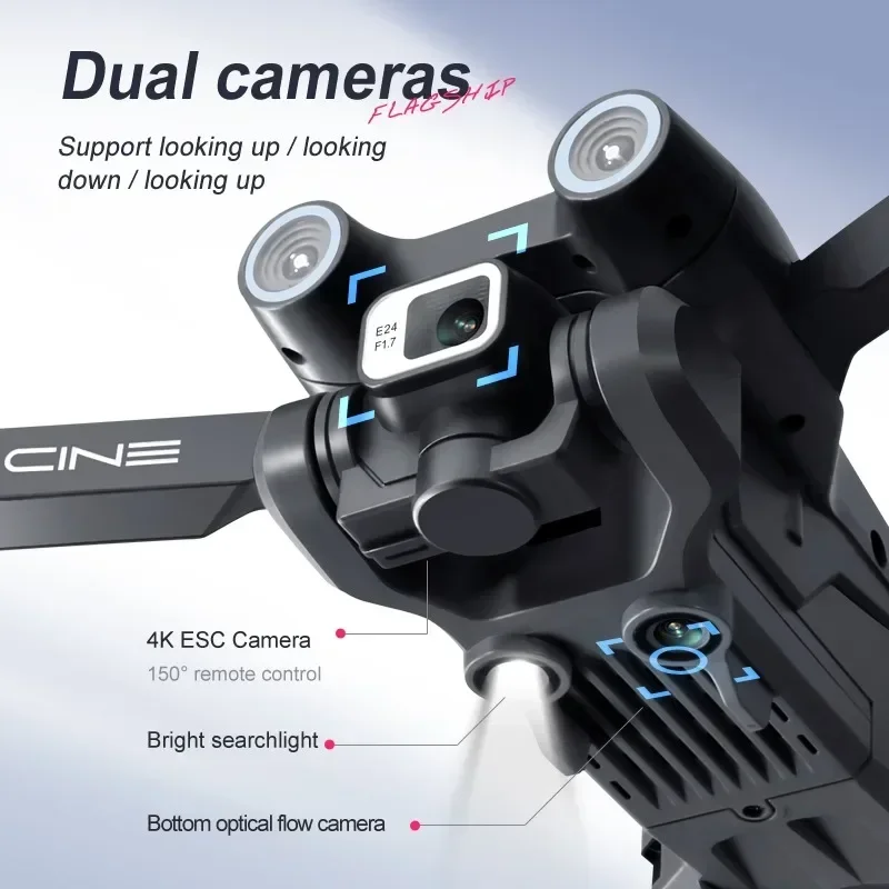 i3 Pro Quadcopter Drone w/ 4K Dual Cam: Optical Flow, Foldable, Obstacle Avoidance RC Gifts
i3 Pro Quadcopter Drone w/ 4K Dual Cam: Optical Flow, Foldable, Obstacle Avoidance RC Gifts
