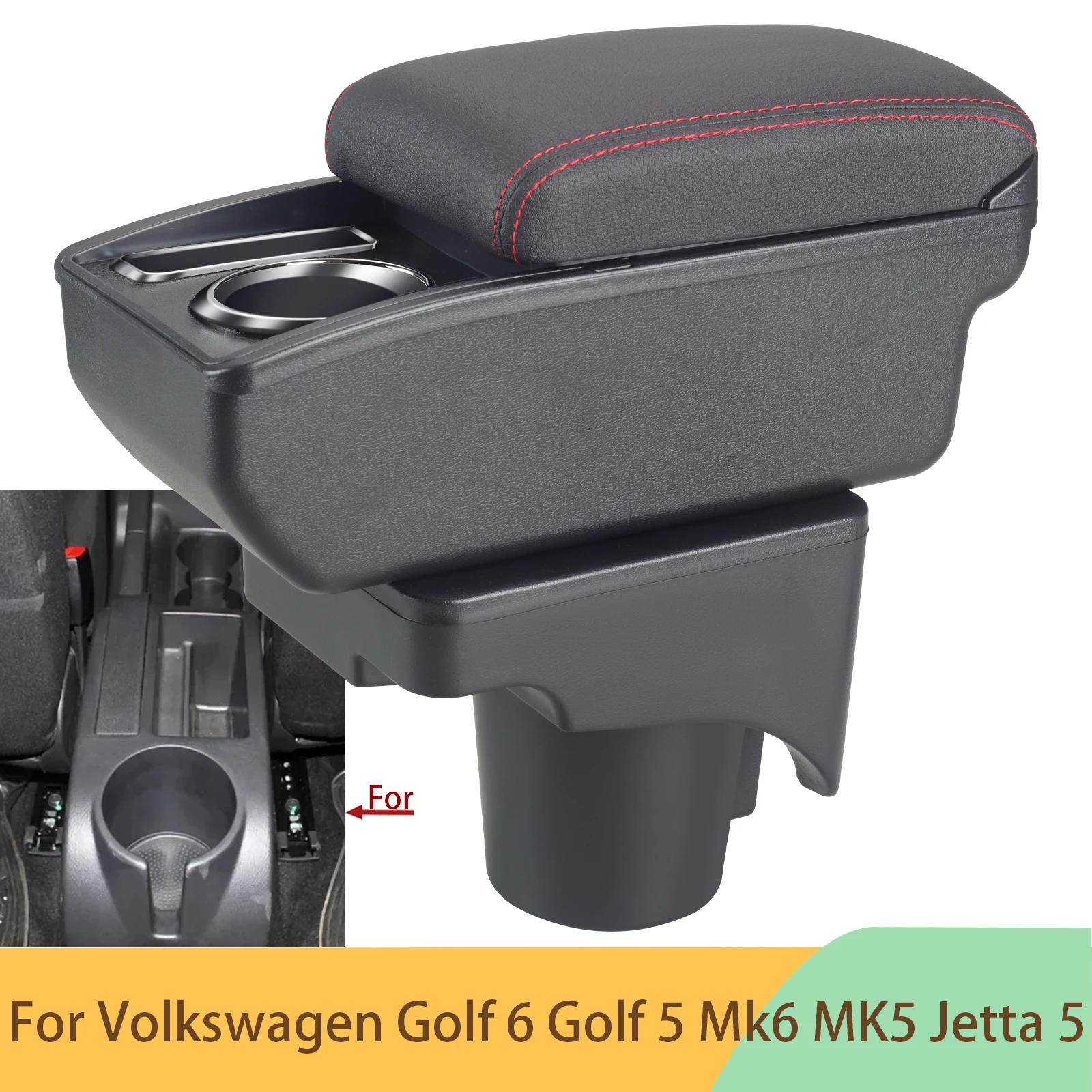 For Volkswagen Golf 6 Armrest Box For VW Golf 6 Golf 5 Mk6 MK5 Jetta 5 Car Armrest For VW Sagitar Storage Box Interior details
For Volkswagen Golf 6 Armrest Box For VW Golf 6 Golf 5 Mk6 MK5 Jetta 5 Car Armrest For VW Sagitar Storage Box Interior details