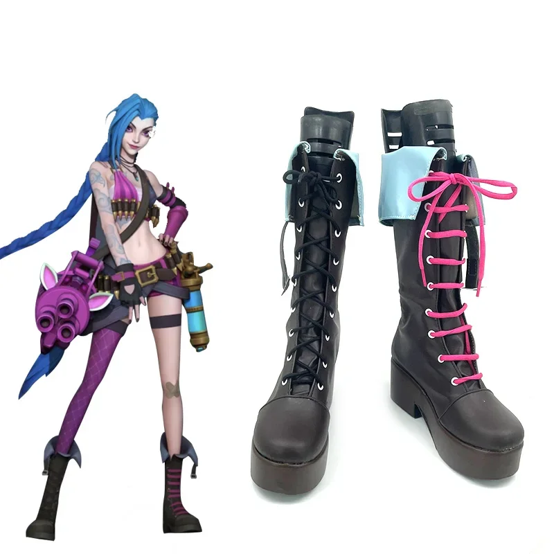 Anime Game Arcane Jinx Cosplay Shoes Adult Unisex Long Leather Color Boots Halloween Party Costume Props Accessories
Anime Game Arcane Jinx Cosplay Shoes Adult Unisex Long Leather Color Boots Halloween Party Costume Props Accessories