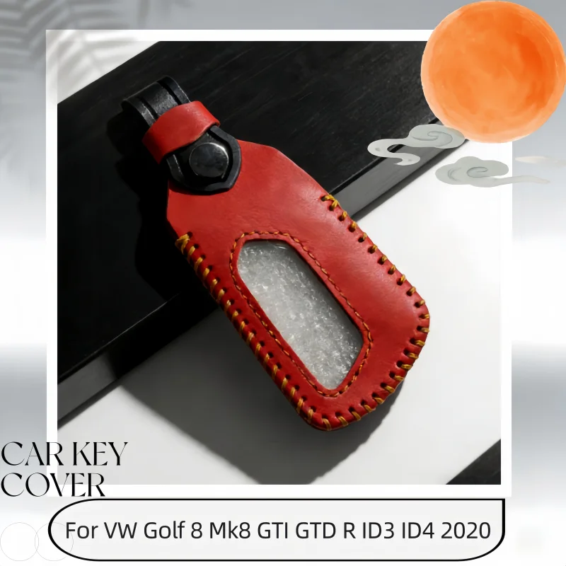 Leather Key Case For VW Volkswagen Golf 8 ID.3 ID.4 Skoda Octavia A8 MK4 MK8 GTI R Car Remote Control Protect Cover
Leather Key Case For VW Volkswagen Golf 8 ID.3 ID.4 Skoda Octavia A8 MK4 MK8 GTI R Car Remote Control Protect Cover