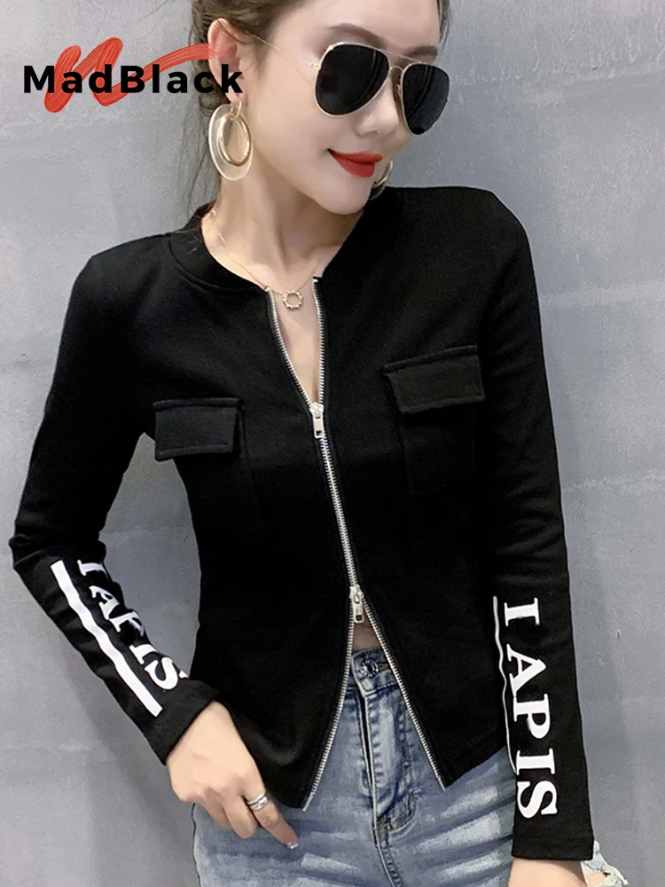 MadBlack-Women European T-Shirt, Sexy O Neck Zipper Letter Print, Streetwear Long Sleeve Slim M-3XL Tee, 2025 Autumn T59238CC
MadBlack-Women European T-Shirt, Sexy O Neck Zipper Letter Print, Streetwear Long Sleeve Slim M-3XL Tee, 2025 Autumn T59238CC