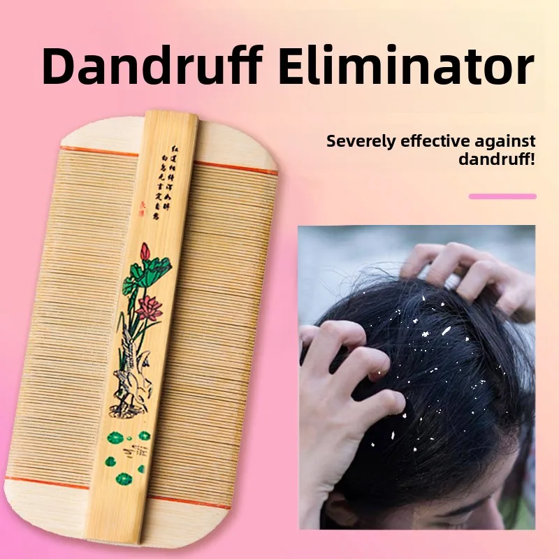 Traditional Style Ultra-Dense Tooth Comb for Lice Eggs And Scalp Scratch Bamboo Material Anti-Dandruff Hair Care Tool
Traditional Style Ultra-Dense Tooth Comb for Lice Eggs And Scalp Scratch Bamboo Material Anti-Dandruff Hair Care Tool