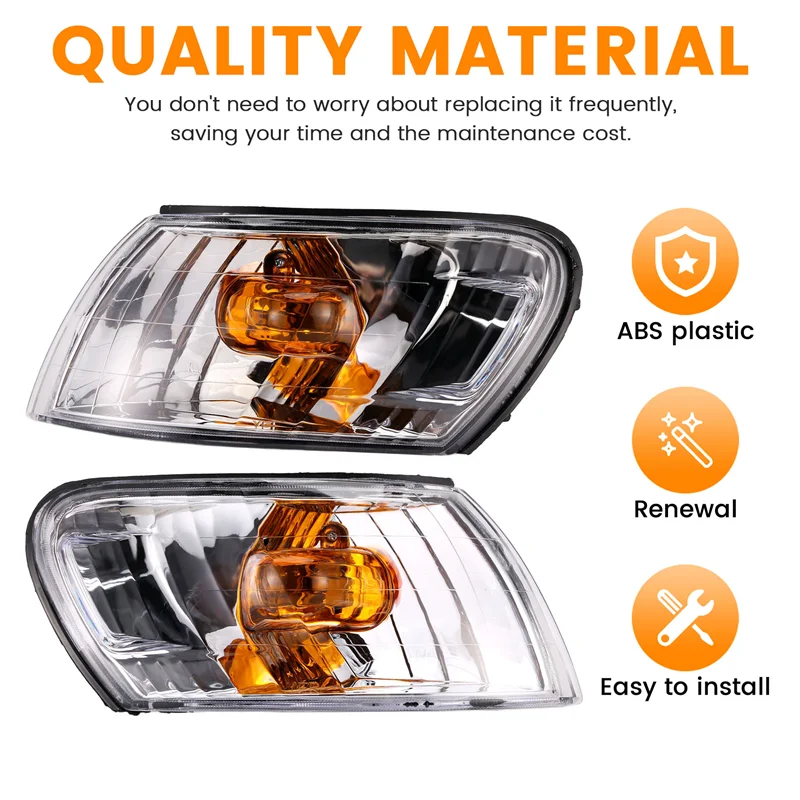 1 Pair Car Front Corner Lamp Light For Toyota Corolla AE100 AE101 E100 1993 1994 1995 1996 1997 Signal Lamp-A28K
1 Pair Car Front Corner Lamp Light For Toyota Corolla AE100 AE101 E100 1993 1994 1995 1996 1997 Signal Lamp-A28K