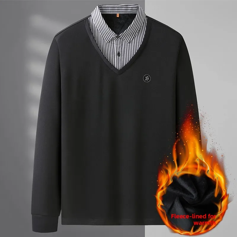 Men's plus Size Long Sve Fce Lined T-irt Loose Thi Warm Base irt Faionable Urban Sle Polyester Fiber Busin...
Men's plus Size Long Sve Fce Lined T-irt Loose Thi Warm Base irt Faionable Urban Sle Polyester Fiber Busin...