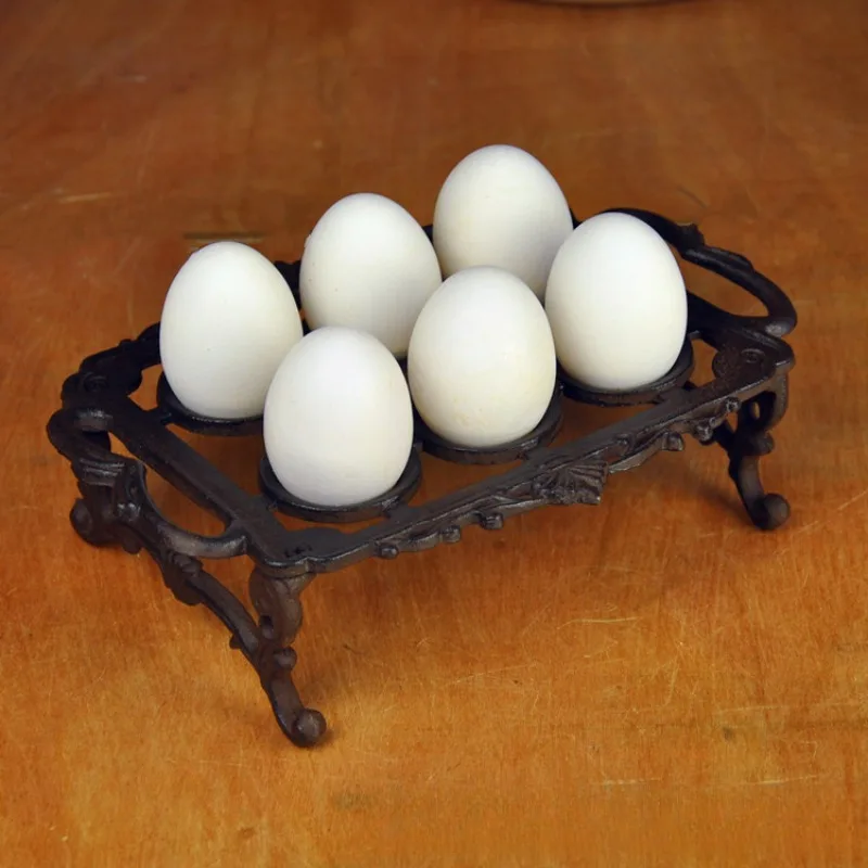 Vintage Egg Holder Cast Iron Kitchen Countertop Display Decorative Egg Rack Egg Storage for Farmhouse Decor Gift
Vintage Egg Holder Cast Iron Kitchen Countertop Display Decorative Egg Rack Egg Storage for Farmhouse Decor Gift
