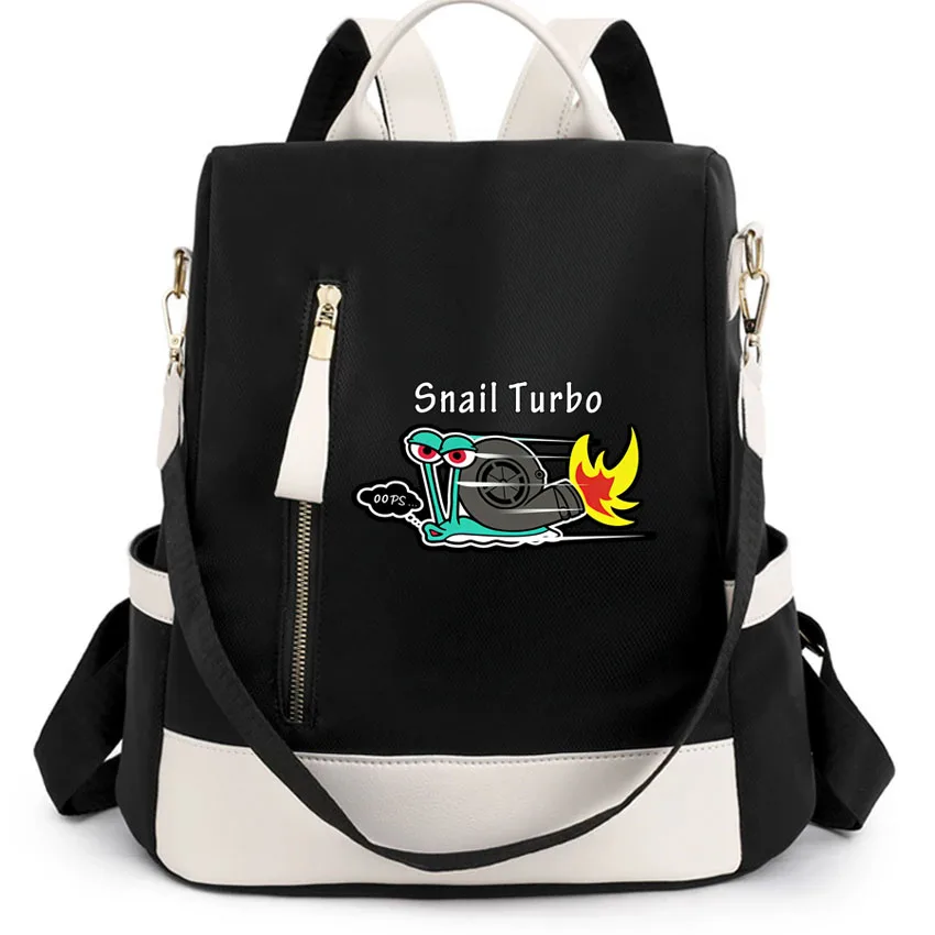 Водонепроницаемый женский рюкзак из оксфордской ткани, классический дизайн, забавный принт с улиткой, противоугонная школьная сумка, женская дорожная сумка через плечо
Водонепроницаемый женский рюкзак из оксфордской ткани, классический дизайн, забавный принт с улиткой, противоугонная школьная сумка, женская дорожная сумка через плечо