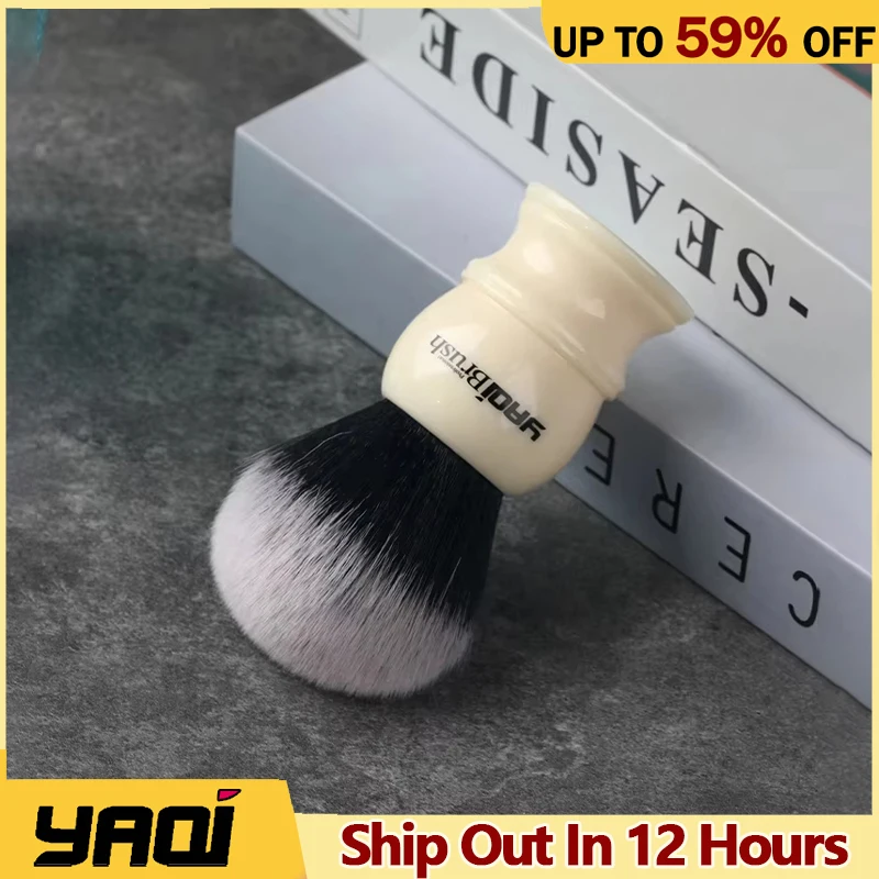 Yaqi 30 мм большой размер узел с белой смоляной ручкой из синтетических волос Узел для смокинга Мужская кисть для бритья Обязательная для плавного закрытия бритья
Yaqi 30 мм большой размер узел с белой смоляной ручкой из синтетических волос Узел для смокинга Мужская кисть для бритья Обязательная для плавного закрытия бритья