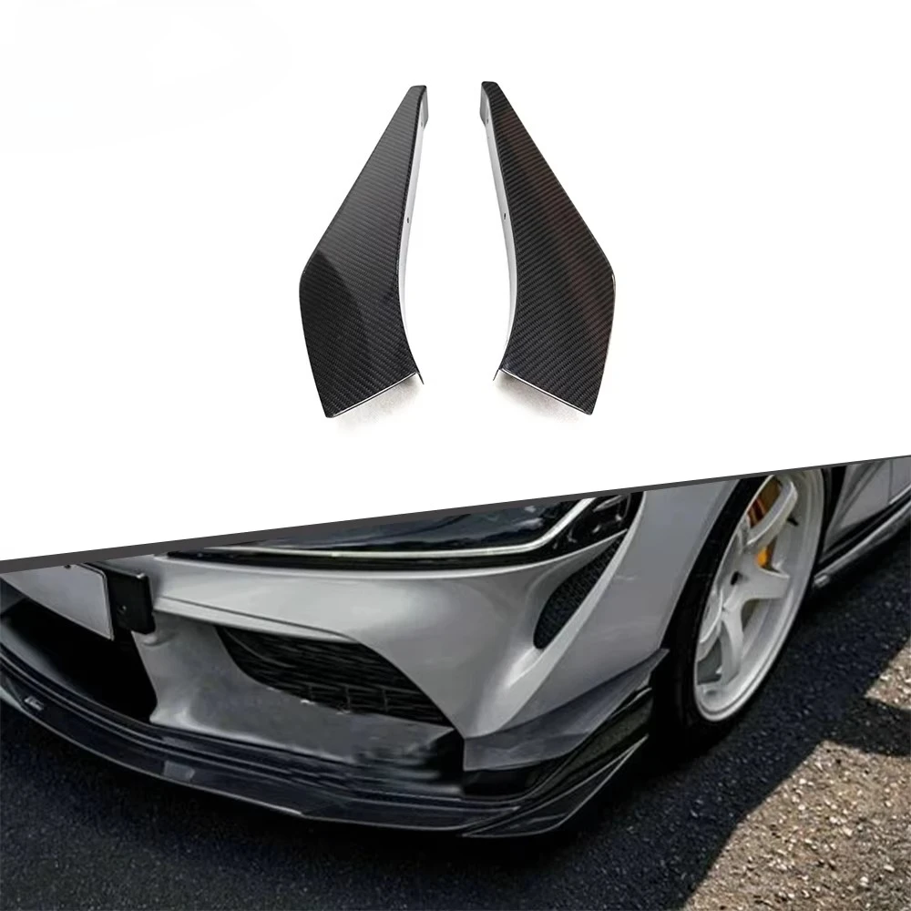 Carbon Front Bumper Splitter Fins Canards Trims for Supra A90 A91 GR MK5
Carbon Front Bumper Splitter Fins Canards Trims for Supra A90 A91 GR MK5