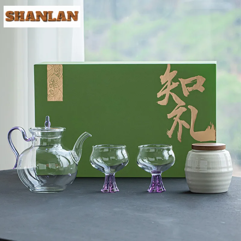 Glass Teapot Tea Set Complete Set Handmade Tea Ceremony Set Household Teapot And Tea Cup Set Tea Services Equipment Ornaments
Glass Teapot Tea Set Complete Set Handmade Tea Ceremony Set Household Teapot And Tea Cup Set Tea Services Equipment Ornaments