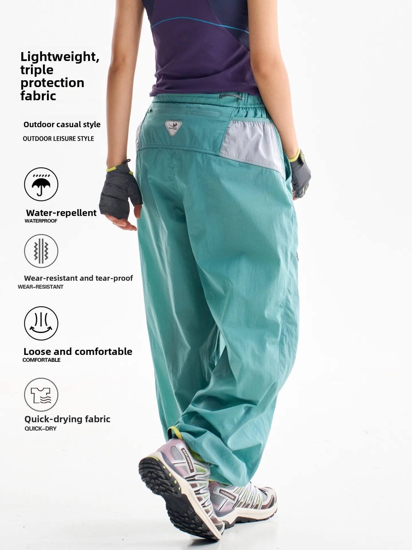 Outdoor Waterproof Hiking Trousers Casual Loose Fit Quick Dry Breathable Men's Cargo Pants Summer Season Nylon Fabric
Outdoor Waterproof Hiking Trousers Casual Loose Fit Quick Dry Breathable Men's Cargo Pants Summer Season Nylon Fabric