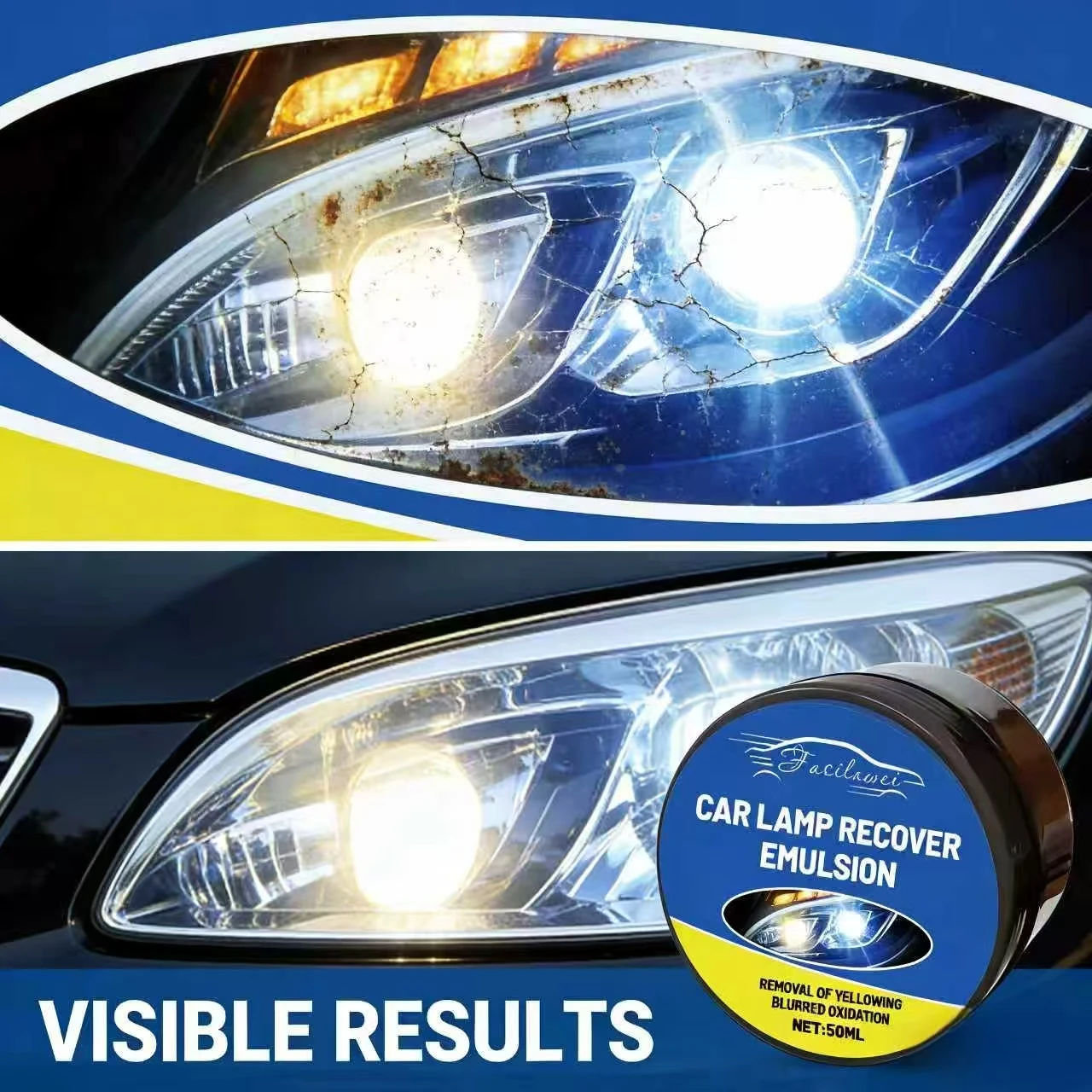 50 мл восстанавливающая эмульсия автомобильной лампы для BMW и Toyota-автоматическое удаление пожелтения/блолево-окисления, восстановление, уход за автомобильными фарами
50 мл восстанавливающая эмульсия автомобильной лампы для BMW и Toyota-автоматическое удаление пожелтения/блолево-окисления, восстановление, уход за автомобильными фарами