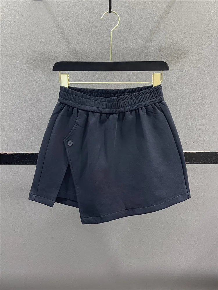 Casual Asymmetrical Sporty Skirt Women's High Waist A-Line Wide Leg Short Pants Skirt Summer Design Slimming Effect
Casual Asymmetrical Sporty Skirt Women's High Waist A-Line Wide Leg Short Pants Skirt Summer Design Slimming Effect
