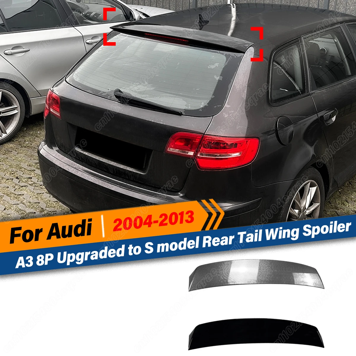 For Audi A3 8P 2004 2005 2006 2007 2008 2009 2010 2011 2012 2013 Standard Edition Upgraded To S Model Rear Tail Wing Spoiler
For Audi A3 8P 2004 2005 2006 2007 2008 2009 2010 2011 2012 2013 Standard Edition Upgraded To S Model Rear Tail Wing Spoiler