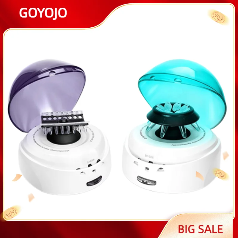 Mini Centrifuge High Speed Dual-Control Centrifuge for Laboratory 7000rpm Quiet and Quick
Mini Centrifuge High Speed Dual-Control Centrifuge for Laboratory 7000rpm Quiet and Quick