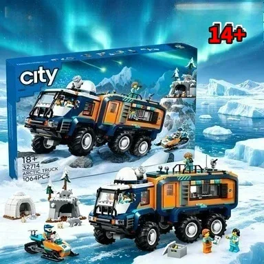 Bandai Launch 60471 City Building Blocks 1064pcs Arctic Science Lab Truck Toy Party Favors Gifts compatible with LEGO bricks
Bandai Launch 60471 City Building Blocks 1064pcs Arctic Science Lab Truck Toy Party Favors Gifts compatible with LEGO bricks