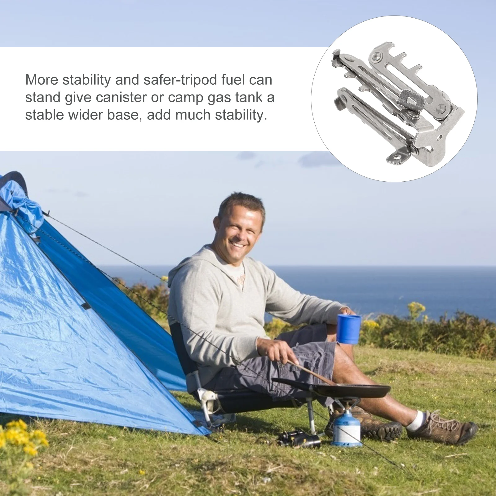 Outdoor Gas Tank Bracket Strength Metal Folding Camping Gas Canister Stand Tripod Stabilizer Portable Fixed Rack
Outdoor Gas Tank Bracket Strength Metal Folding Camping Gas Canister Stand Tripod Stabilizer Portable Fixed Rack