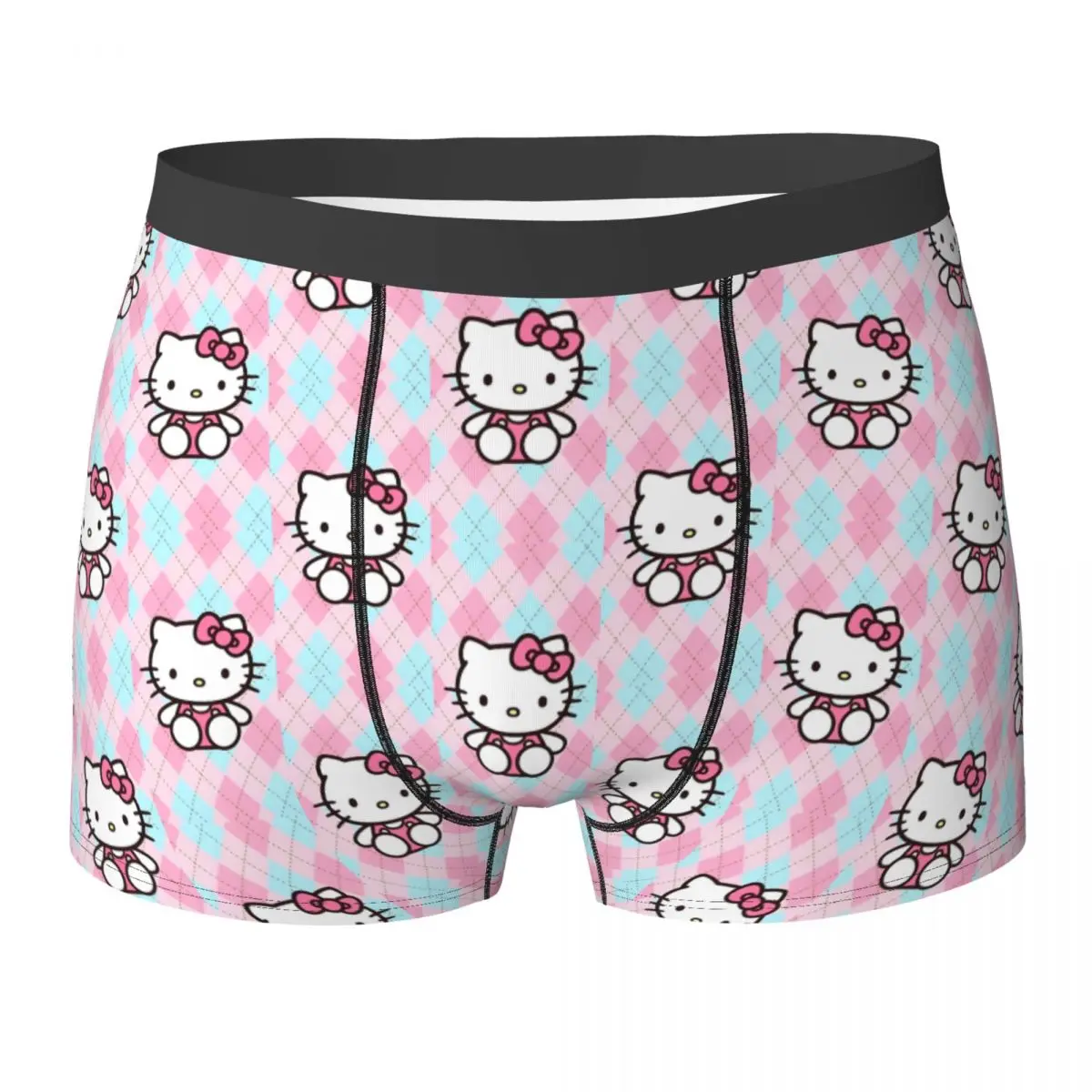 Kawaii Hello Kitty нижнее белье милые мужские шорты с героями мультфильмов, классические боксеры, популярные сублимационные трусики большого размера
Kawaii Hello Kitty нижнее белье милые мужские шорты с героями мультфильмов, классические боксеры, популярные сублимационные трусики большого размера