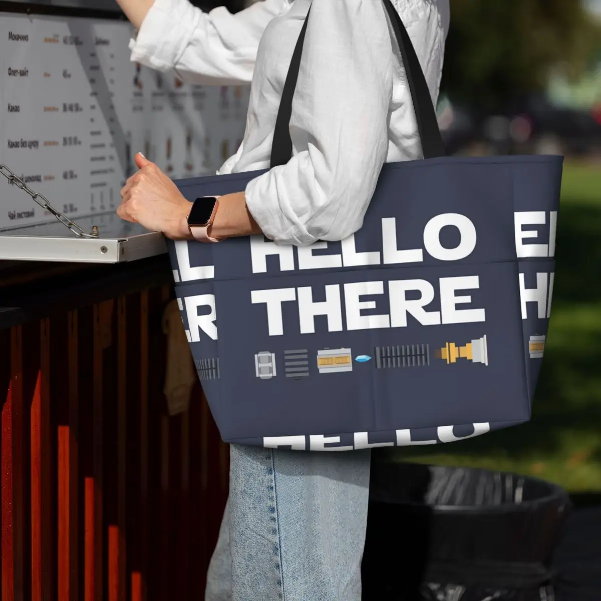 Hello There Beach Tote Bag Sport Gym Yoga Duffle Large Tote Bag Women Travel Bag Fitness bag
Hello There Beach Tote Bag Sport Gym Yoga Duffle Large Tote Bag Women Travel Bag Fitness bag