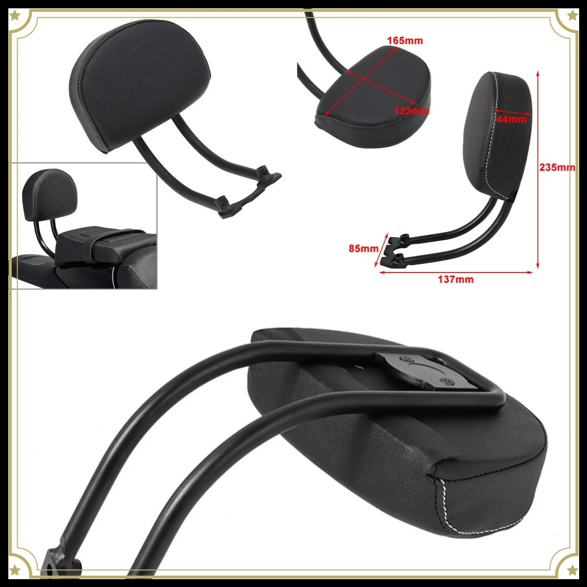 Motorcycle Passenger Backrest Kit For Harley Davidson Sportster S 1250 RH1250S 2021 2022 2023
Motorcycle Passenger Backrest Kit For Harley Davidson Sportster S 1250 RH1250S 2021 2022 2023