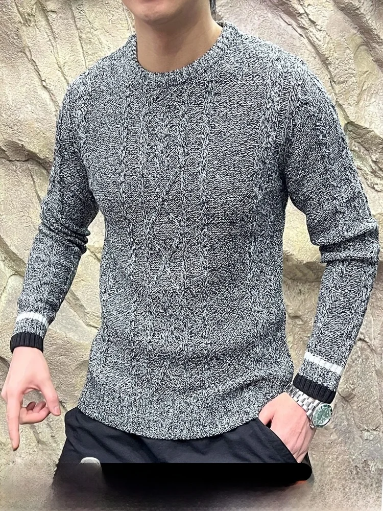 Soft And Warm Wool Blend Knitted Sweater Casual round Neck Craft for Autumn Winter Couple Leisure Knitwear Coat Comfortable
Soft And Warm Wool Blend Knitted Sweater Casual round Neck Craft for Autumn Winter Couple Leisure Knitwear Coat Comfortable