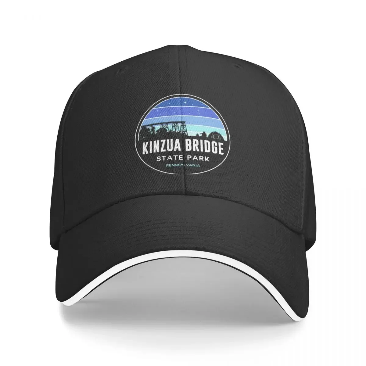 New Kinzua Bridge State Park Black and Blue Silhouette Baseball Cap Trucker Cap black derby hat hiking hat Male Cap Women's
New Kinzua Bridge State Park Black and Blue Silhouette Baseball Cap Trucker Cap black derby hat hiking hat Male Cap Women's