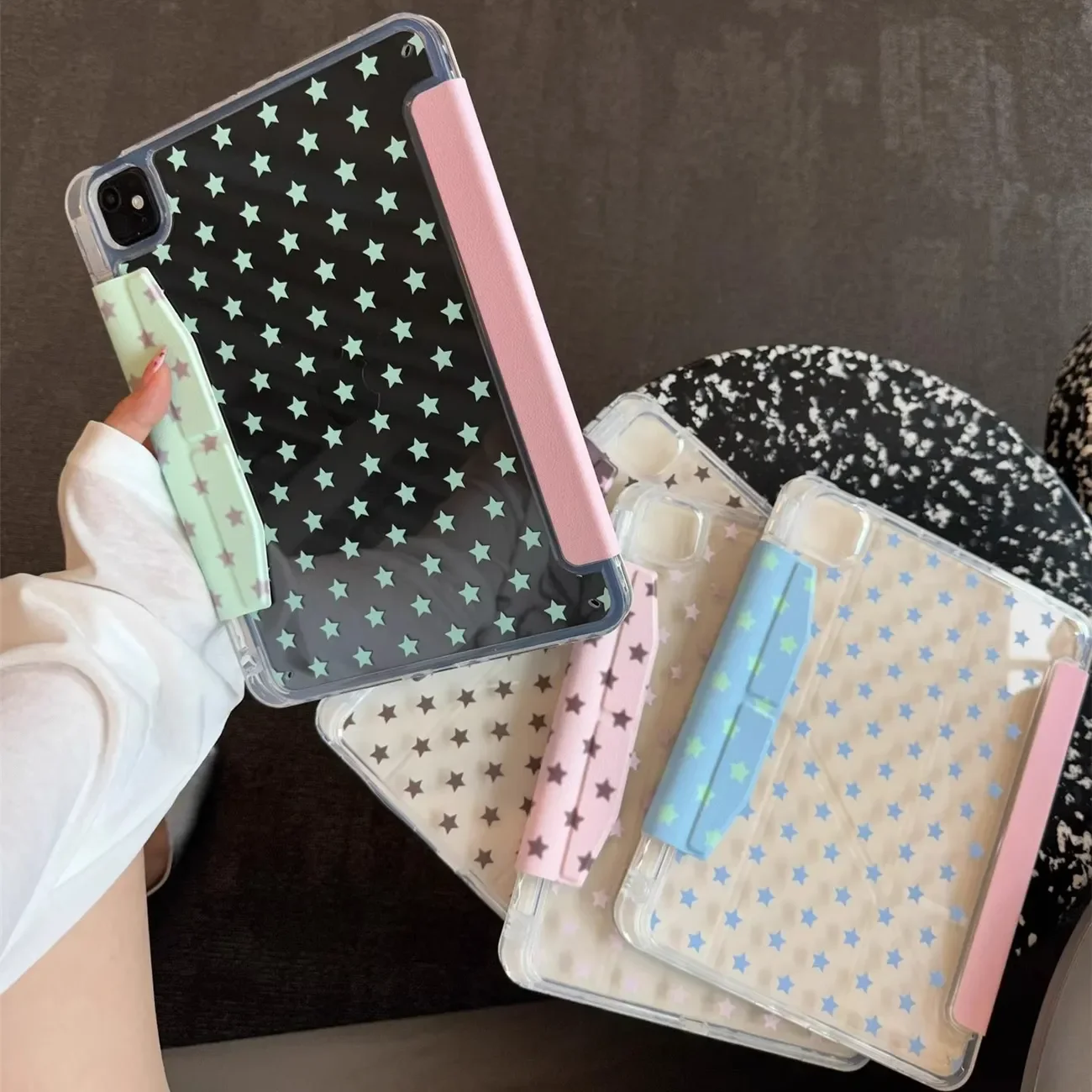 Korea Colorful Star Blue Green Tablet Case For iPad Pro 11 13 M2 M4 M3 10.2 5/6th 7/8/9/10/11th Mini 6 7 Air 3 4 5 6 Stand Cover
Korea Colorful Star Blue Green Tablet Case For iPad Pro 11 13 M2 M4 M3 10.2 5/6th 7/8/9/10/11th Mini 6 7 Air 3 4 5 6 Stand Cover