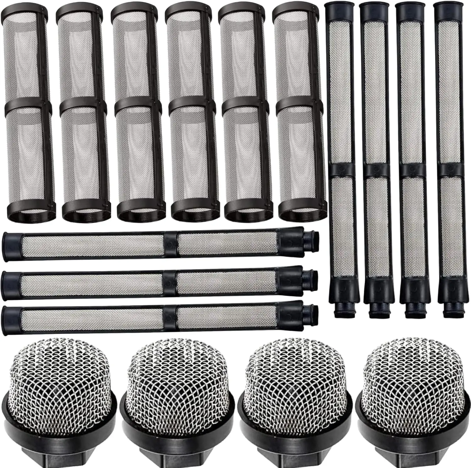 17pc Filter Set for Graco Sprayer 246385 287032 246384 Suction Tube Pump Inner Core Gun Filter with Mesh Strainer
17pc Filter Set for Graco Sprayer 246385 287032 246384 Suction Tube Pump Inner Core Gun Filter with Mesh Strainer