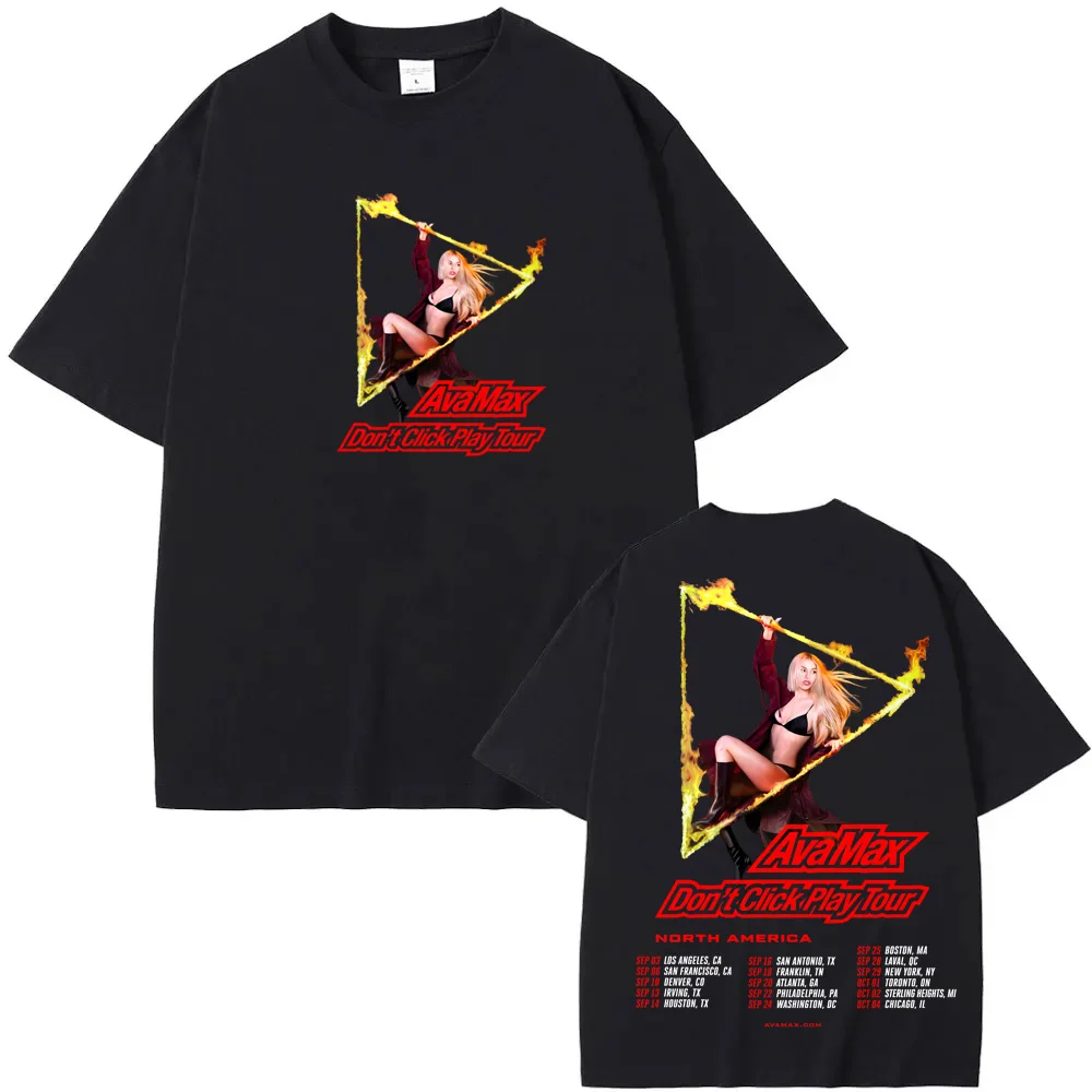 AVA MAX 2025TOUR T Shirt Short Sleeve 100%Cotton Tee-shirt Graphic Printing Vintage Tshirt Moletom Hip Hop Punk Clothing Tops
AVA MAX 2025TOUR T Shirt Short Sleeve 100%Cotton Tee-shirt Graphic Printing Vintage Tshirt Moletom Hip Hop Punk Clothing Tops