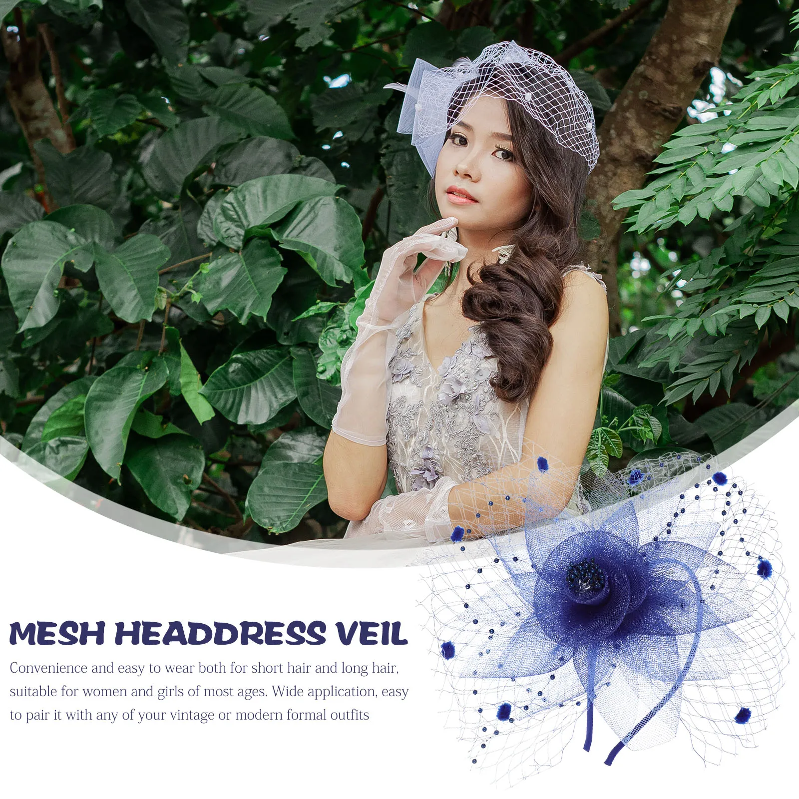 Mesh Headdress Headband Women Wedding Party Accessories Tea Party Fascinator Headband Tea Fascinators Hair Tool
Mesh Headdress Headband Women Wedding Party Accessories Tea Party Fascinator Headband Tea Fascinators Hair Tool