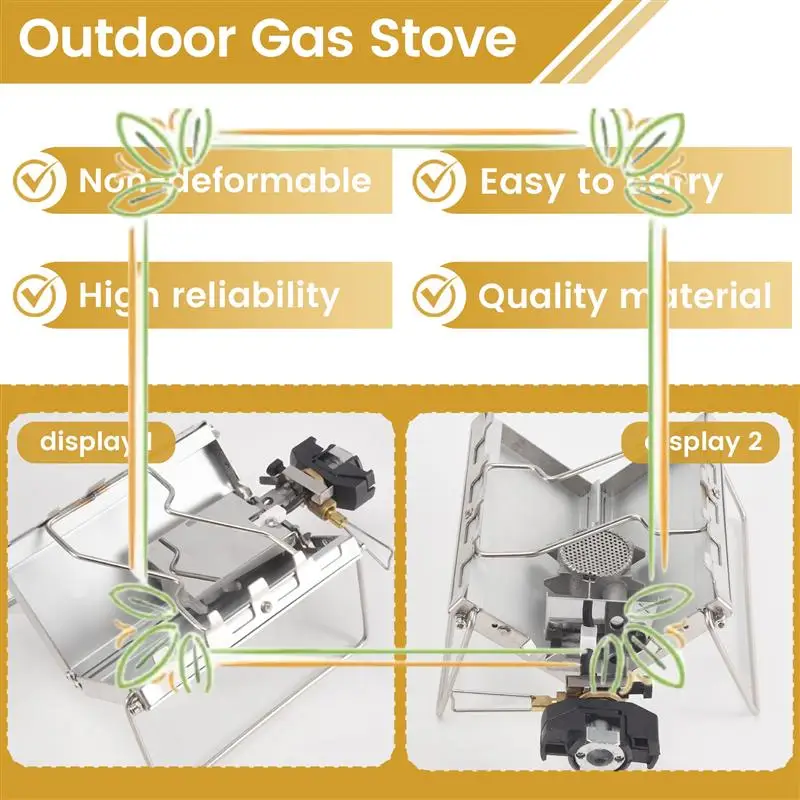 Outdoor Portable Windproof High-Power Cassette Gas Stove Picnic Spare Parts
Outdoor Portable Windproof High-Power Cassette Gas Stove Picnic Spare Parts