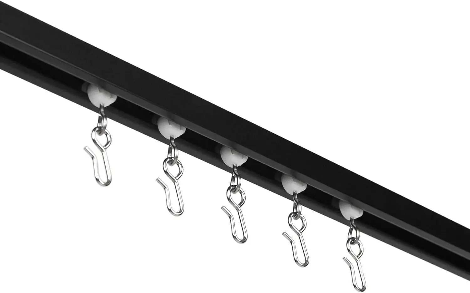 Ceiling Mount Track Rail For Curtains Drapes Room Dividers Large Size Twenty Feet Black Made In Usa
Ceiling Mount Track Rail For Curtains Drapes Room Dividers Large Size Twenty Feet Black Made In Usa