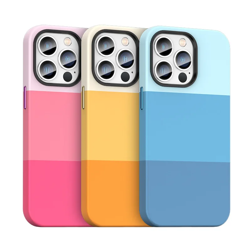2022 Fashion Three-color Stitching Contrast Color Anti-fall Leather Mobile Phone Case For iPhone 14 13 Pro Max 12 11 Pro Max
2022 Fashion Three-color Stitching Contrast Color Anti-fall Leather Mobile Phone Case For iPhone 14 13 Pro Max 12 11 Pro Max