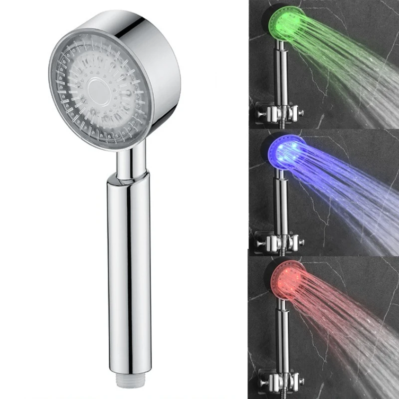 LED Shower Head, Temperature Sensing, Three-color Temperature Control, Round Shape, Round Rod, Handheld Shower Head
LED Shower Head, Temperature Sensing, Three-color Temperature Control, Round Shape, Round Rod, Handheld Shower Head