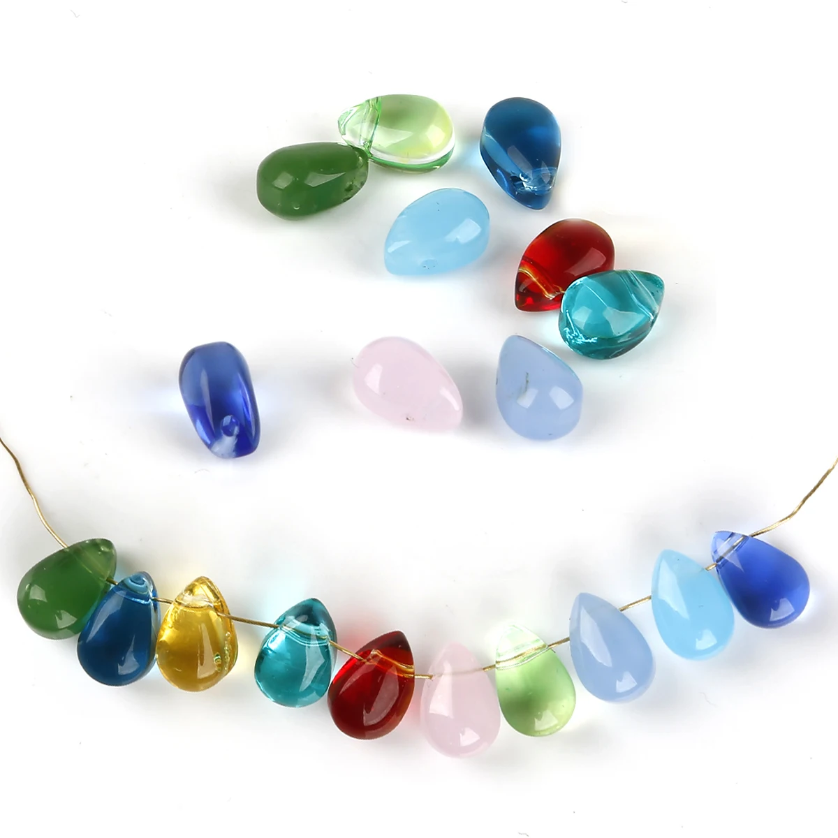 9*6mm Pore Diameter 1mm Glass Water Drop Beads For Artware Decoration Necklace Bracelet DIY Jewelry Making Accessories 5pcs
9*6mm Pore Diameter 1mm Glass Water Drop Beads For Artware Decoration Necklace Bracelet DIY Jewelry Making Accessories 5pcs