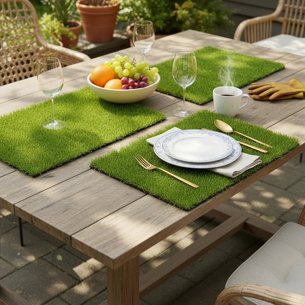 Artificial Turf Table Mat DIY Decor Outdoor Patio Use UV Resistant Fake Grass
Artificial Turf Table Mat DIY Decor Outdoor Patio Use UV Resistant Fake Grass