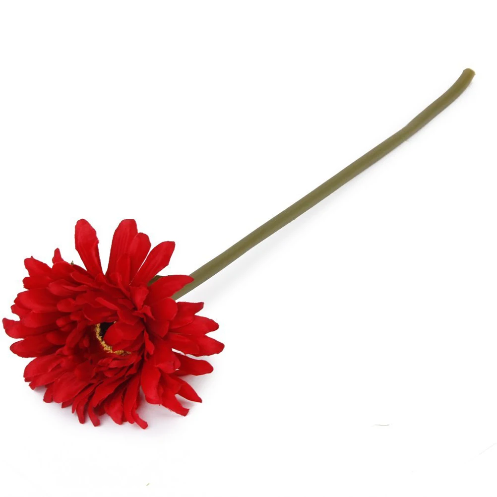 5pcs Artificial Gerbera Flowers Realistic Fabric 55cm Length 10cm Diameter Red Wedding Decoration Home Office Ornament
5pcs Artificial Gerbera Flowers Realistic Fabric 55cm Length 10cm Diameter Red Wedding Decoration Home Office Ornament